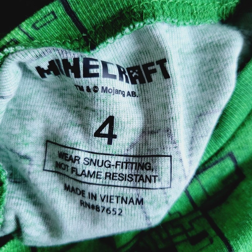 Boys' Minecraft 3pc Pajama Set, 3KIDH-BG - Picture 5 of 5